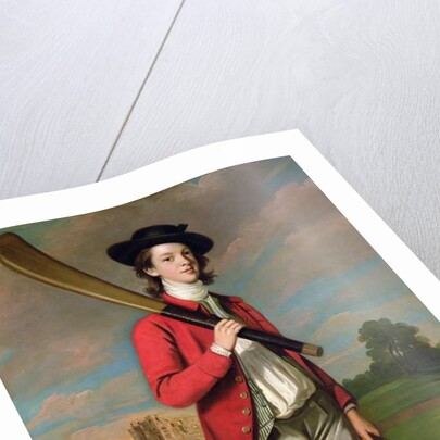 The Boy with a Bat: Walter Hawkesworth Fawkes, c.1760 by English School