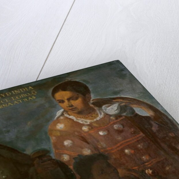 Wolf and Indian Produce a Wolf Return-Backwards, c.1715 by Juan Rodriguez Juarez