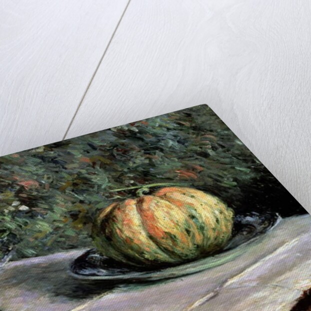 Melon and Fruit Bowl with Figs, 1880-82 by Gustave Caillebotte