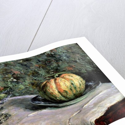 Melon and Fruit Bowl with Figs, 1880-82 by Gustave Caillebotte