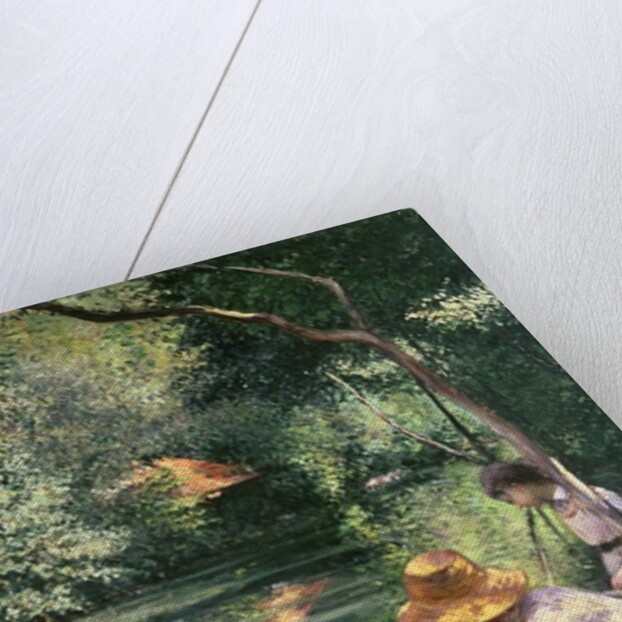 Angling, 1878 by Gustave Caillebotte