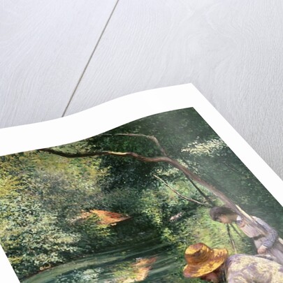 Angling, 1878 by Gustave Caillebotte