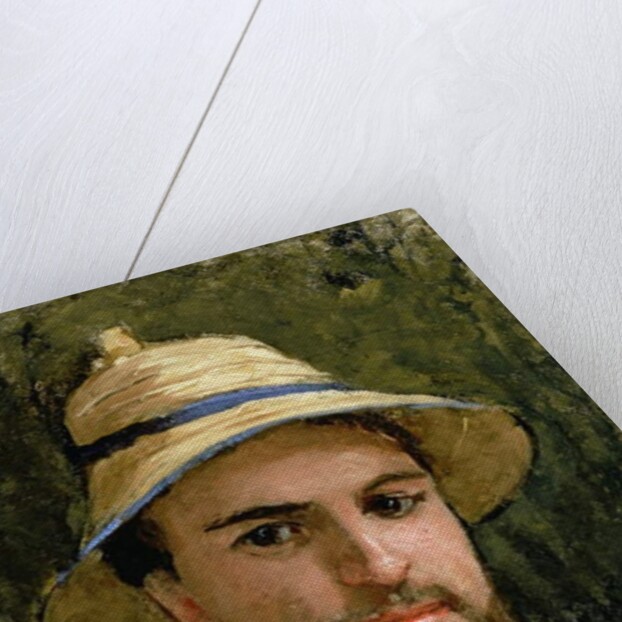 Self Portrait with Pith Helmet by Gustave Caillebotte