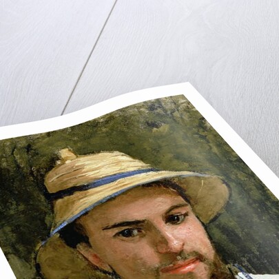 Self Portrait with Pith Helmet by Gustave Caillebotte