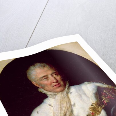 Portrait of Charles X King of France by Georges Rouget