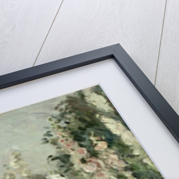 Young Boy in the Hollyhocks by Berthe Morisot