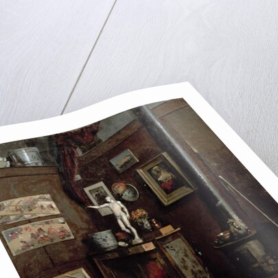 Interior of a Studio, c.1872-74 by Gustave Caillebotte