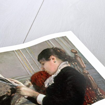 Interior, Woman Reading, 1880 by Gustave Caillebotte