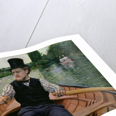 Rower in a Top Hat, c.1877-78 by Gustave Caillebotte