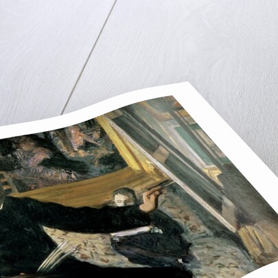 Self Portrait with an Easel, c.1879 by Gustave Caillebotte