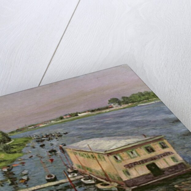 The Pontoon at Argenteuil, c.1886-87 by Gustave Caillebotte