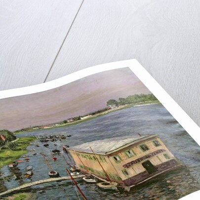 The Pontoon at Argenteuil, c.1886-87 by Gustave Caillebotte