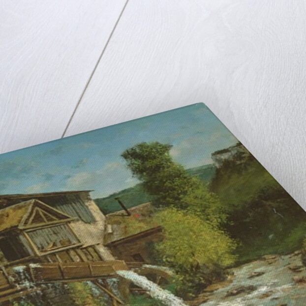 The Sawmill on the River Gauffre by Gustave Courbet