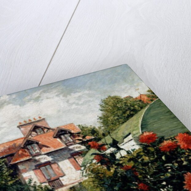 The Dahlias, garden at Petit Gennevilliers, 1893 by Gustave Caillebotte