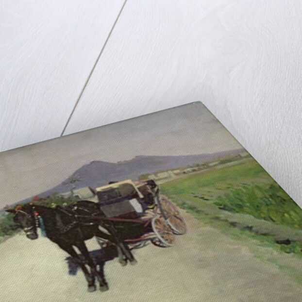 A Road in Naples by Gustave Caillebotte