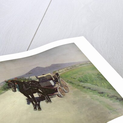 A Road in Naples by Gustave Caillebotte