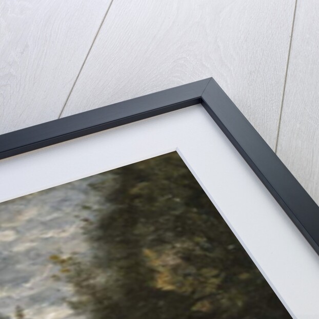 The pond, cowherd by Jean Baptiste Camille Corot