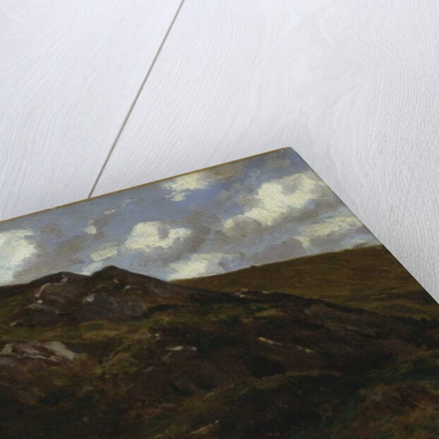 Mountainous landscape by Charles Francois Eustache