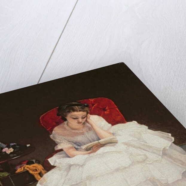 Girl Reading by Alfred Emile Stevens