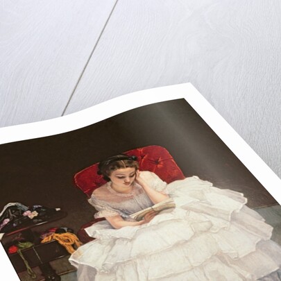 Girl Reading by Alfred Emile Stevens