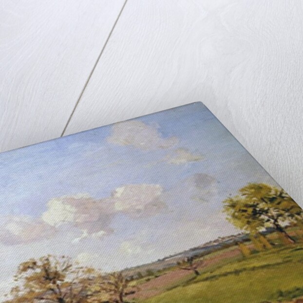 In the fields, 1872 by Camille Pissarro