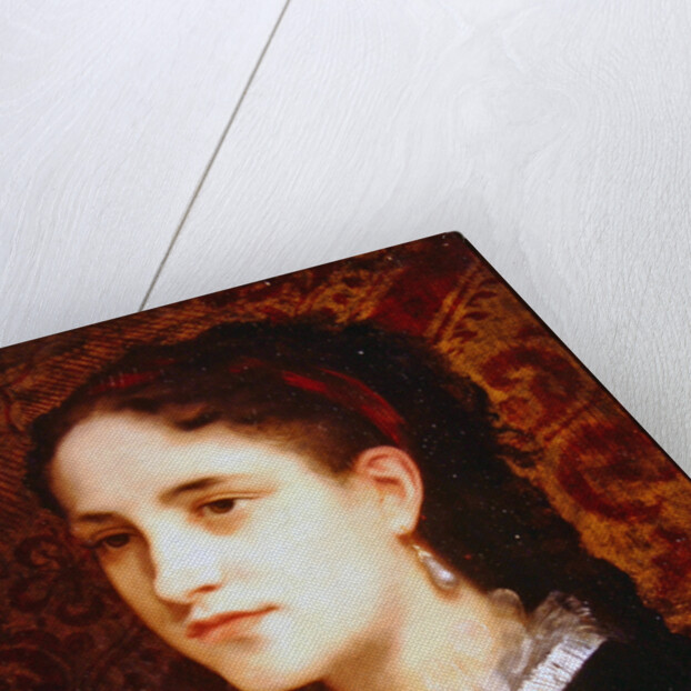 Portrait of a young woman by Gustave Jacquet