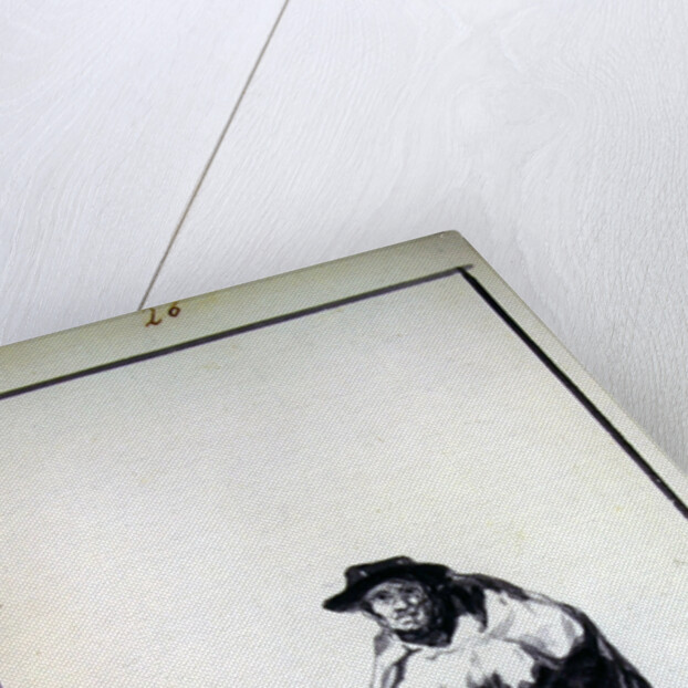 Mal tiempo pasas by Francisco Jose de Goya y Lucientes