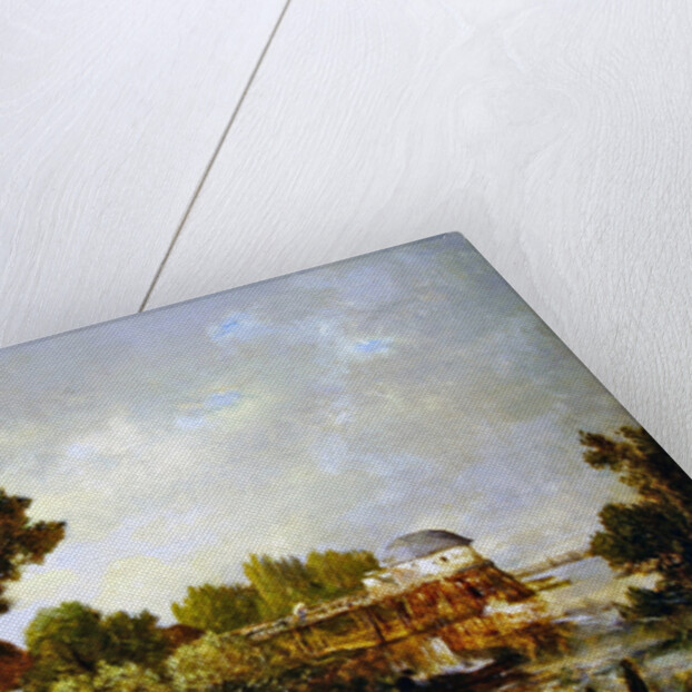 The Old Mill at Saint-Ouen, Paris, France by Theodore Rousseau