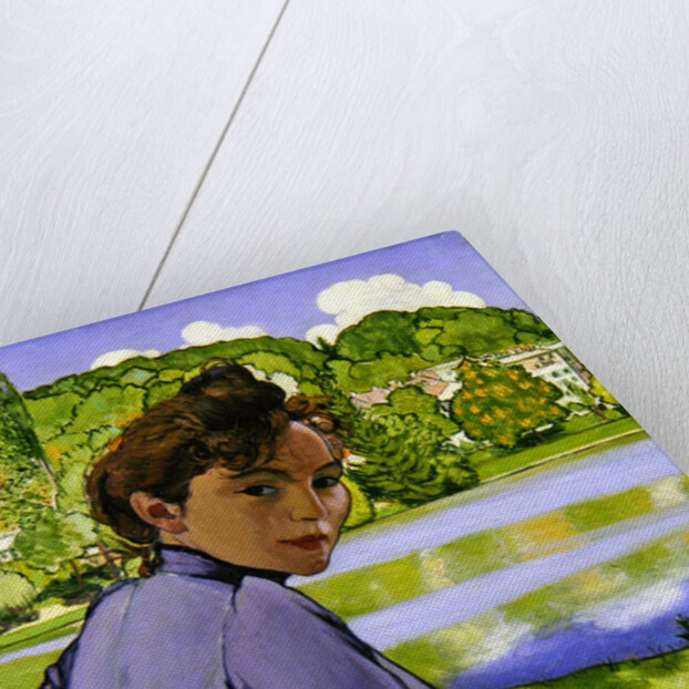 Woman beside a lake, 1889 by Louis Anquetin