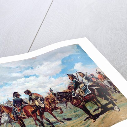 Soldiers on horseback by Jean-Louis Ernest Meissonier