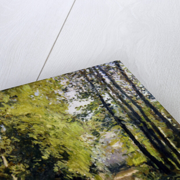 Path in a wood in Normandy by Gustave Caillebotte