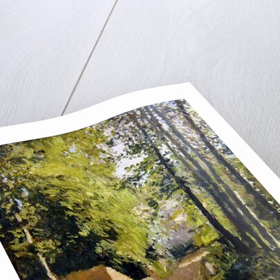 Path in a wood in Normandy by Gustave Caillebotte