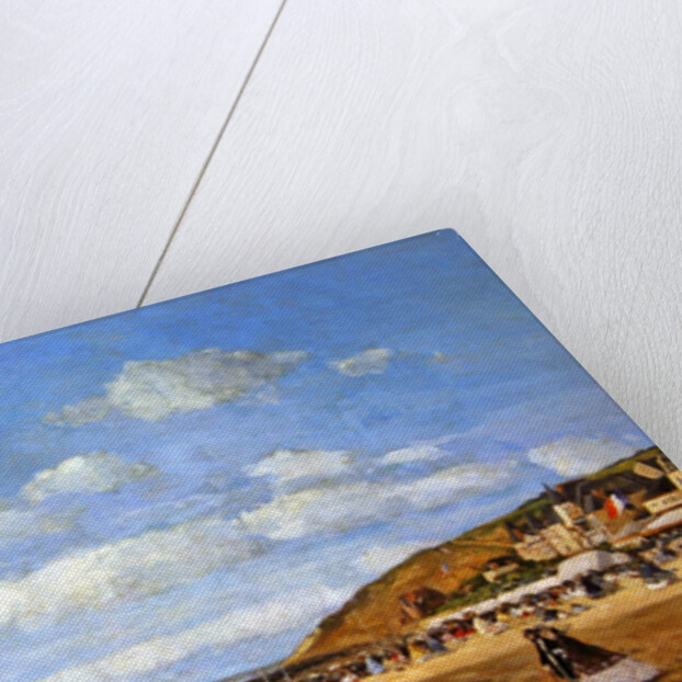 The Beach at Trouville, 1863 by Eugene Louis Boudin