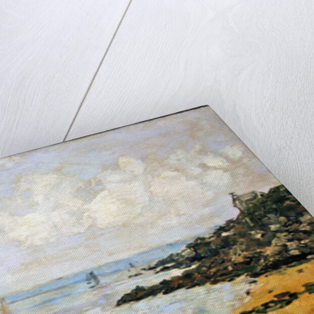 The Bay of Douarnenez and Ile Tristan by Eugene Louis Boudin