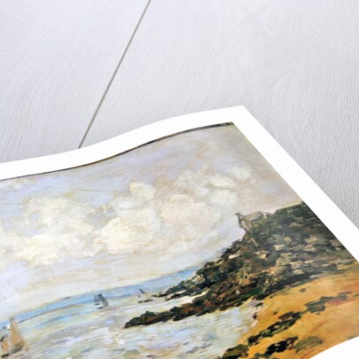 The Bay of Douarnenez and Ile Tristan by Eugene Louis Boudin