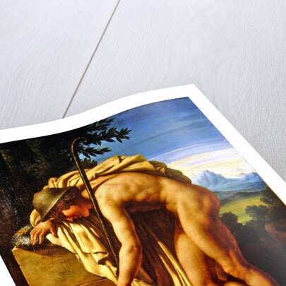 Illustration of the poem 'The Gnat', attributed to Virgil by Antoine Felix Boisselier