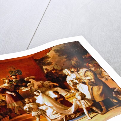 Coronation of a young girl by Alexandre Evariste Fragonard