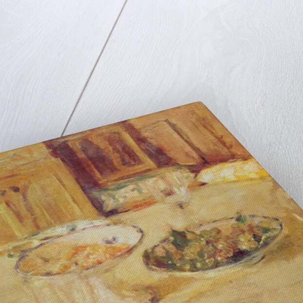 Bowls of fruit and biscuits and wineglass by Edouard Vuillard