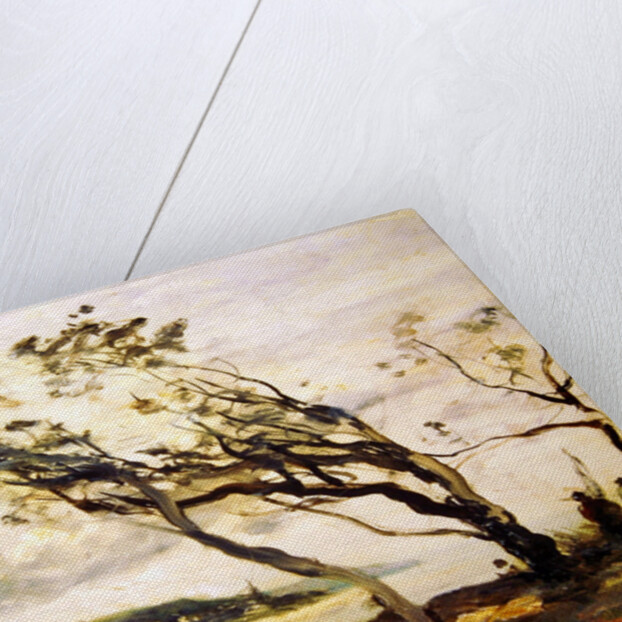 Stormy day on the Channel by Jean Baptiste Camille Corot