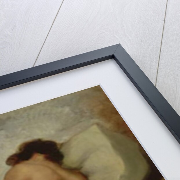 Nude woman lying on a bed, c.1824-26 by Ferdinand Victor Eugene Delacroix