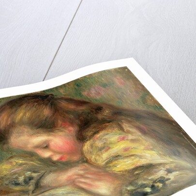 Child Reading, c.1890 by Pierre Auguste Renoir