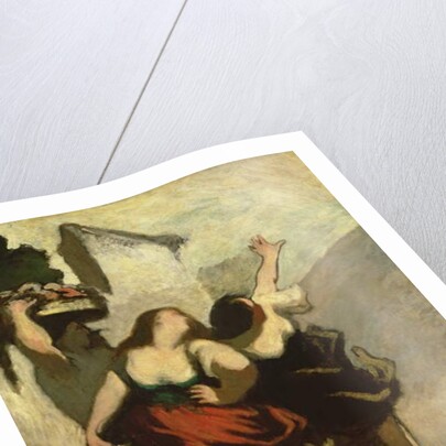 The Ribalds by Honore Daumier