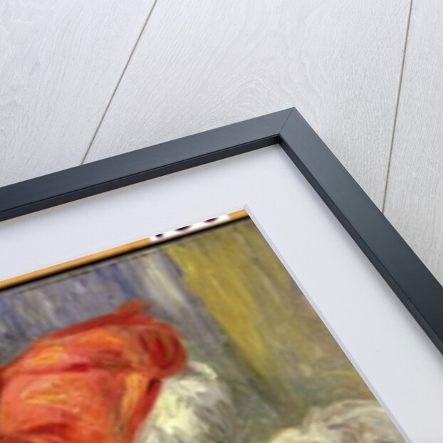 Two Girls with Hats, c.1890 by Pierre Auguste Renoir