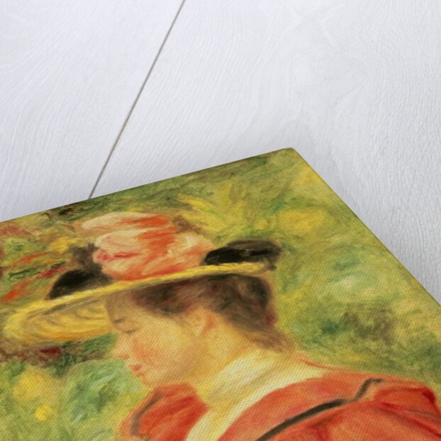 Girl with Glove, c.1890 by Pierre Auguste Renoir