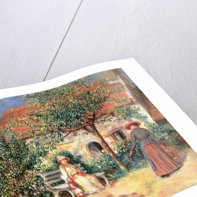 Garden Scene in Brittany, c.1886 by Pierre Auguste Renoir