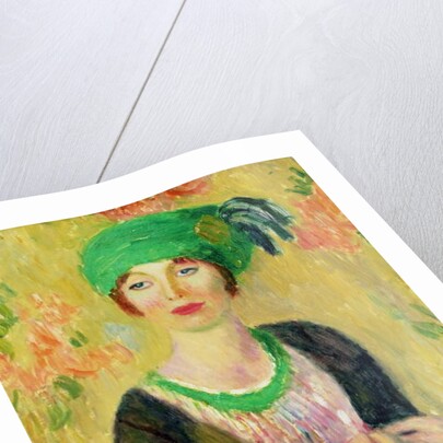 Girl with Green Turban by William James Glackens