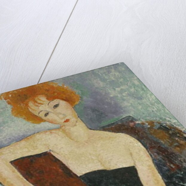 Redheaded Girl in Evening Dress, 1918 by Amedeo Modigliani