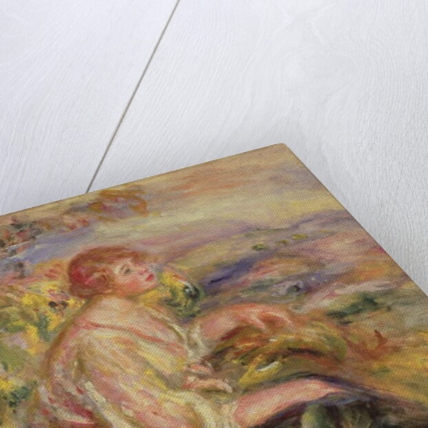 Woman on a Hillside, c.1916-18 by Pierre Auguste Renoir