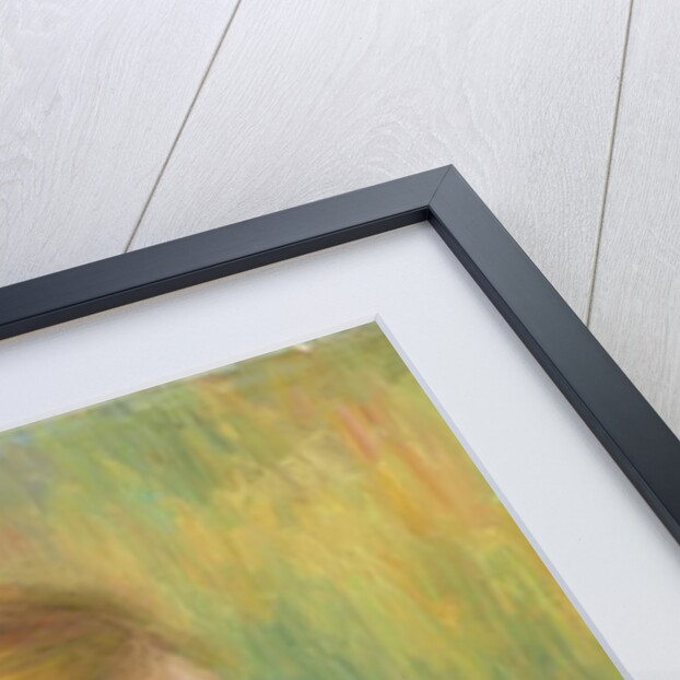 Girl in Profile Reading by Pierre Auguste Renoir