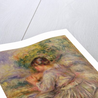 Girl in Landscape, c.1914 by Pierre Auguste Renoir